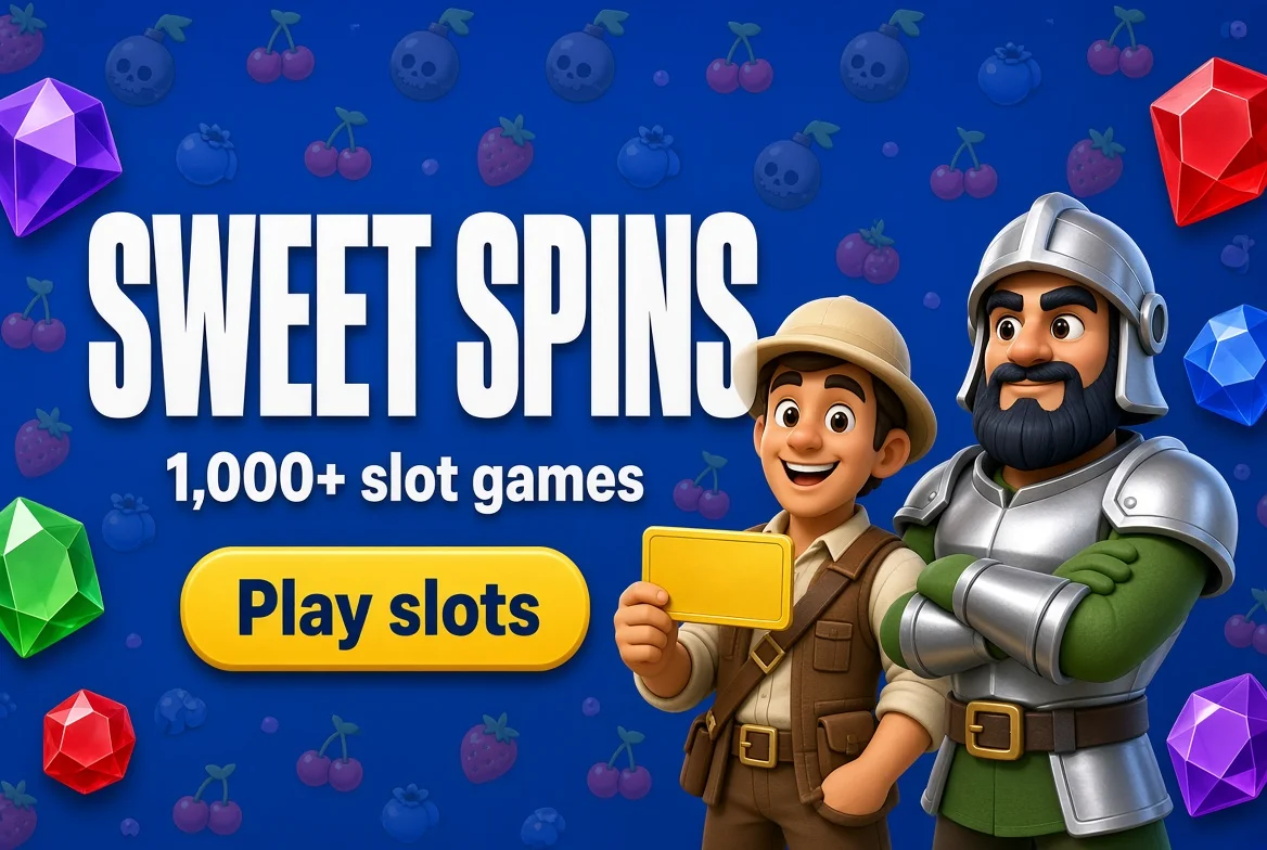 Betzino slots banner with 1,000+ slot games and a Play slots button
